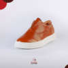 Chaussures baskets homme modèle unique en CUIR - Camel – Image 2